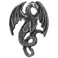 Dragon Antiqued Lapel Pin